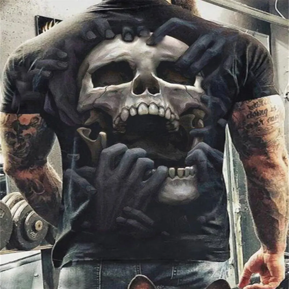 Camiseta с принтом ужасов для мужчин, одежда неформальная с принтом манги, стиль Callejero хип-хоп, новинка
Camiseta с принтом ужасов для мужчин, одежда неформальная с принтом манги, стиль Callejero хип-хоп, новинка