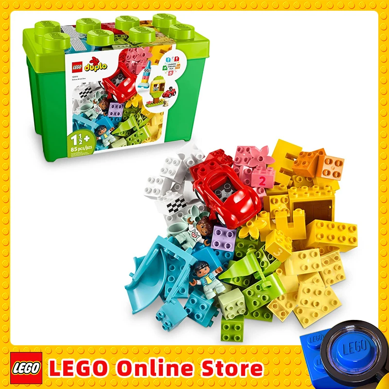 LEGO & DUPLO Classic Deluxe Brick Box 10914 Building Toy Set for Kids, Toddler Boys and Girls Ages 18mos+ (85 Pieces)
LEGO & DUPLO Classic Deluxe Brick Box 10914 Building Toy Set for Kids, Toddler Boys and Girls Ages 18mos+ (85 Pieces)
