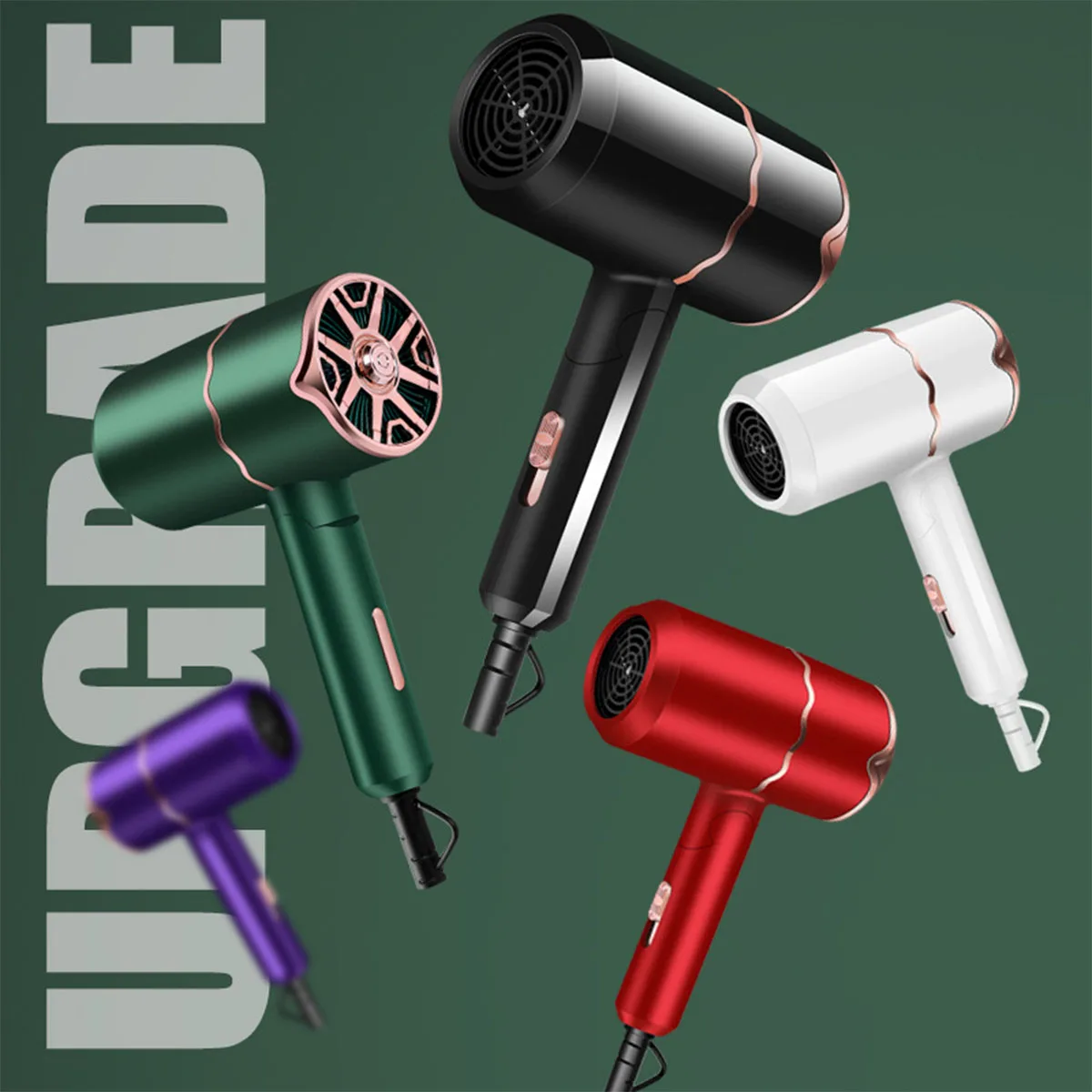 220V 1000W Professional Hair Dryer With Moisturizing Negative Ion Blue light Blower Hot Cold Wind Powerful Electric Hair Dryer
220V 1000W Professional Hair Dryer With Moisturizing Negative Ion Blue light Blower Hot Cold Wind Powerful Electric Hair Dryer