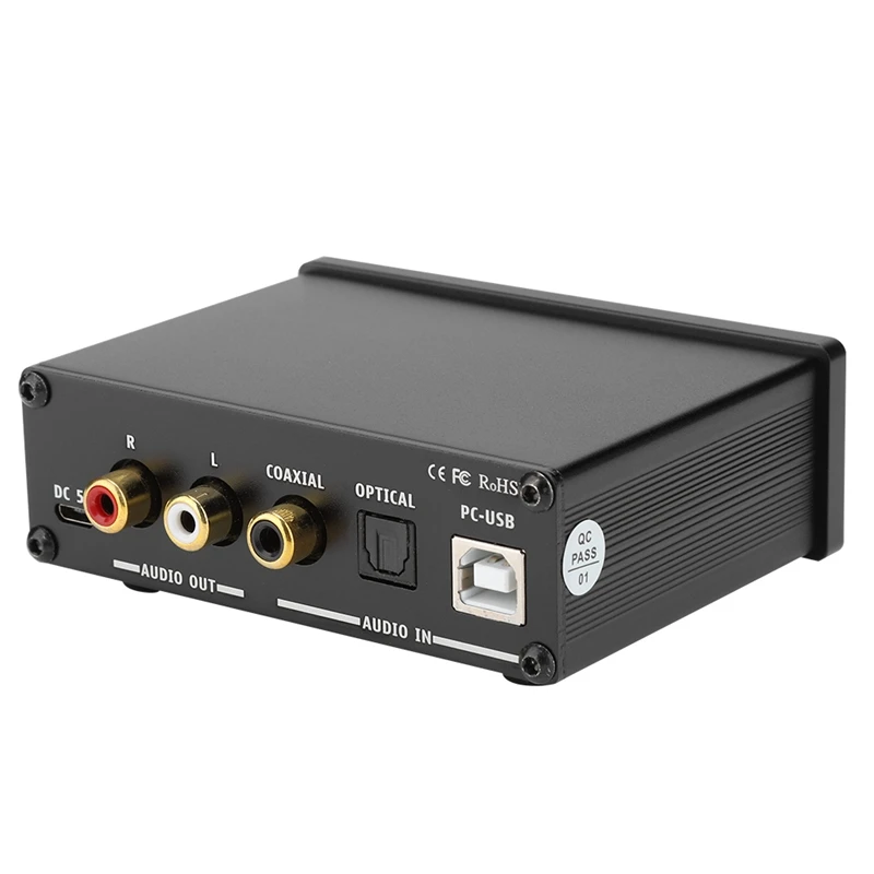 Ac-Q3 Pro Dac Decoding Digital Audio Decoder Headphone Amplifier Amp USB Dac Decoded 24Bit 192Khz For 3.5Mm Headphones
Ac-Q3 Pro Dac Decoding Digital Audio Decoder Headphone Amplifier Amp USB Dac Decoded 24Bit 192Khz For 3.5Mm Headphones