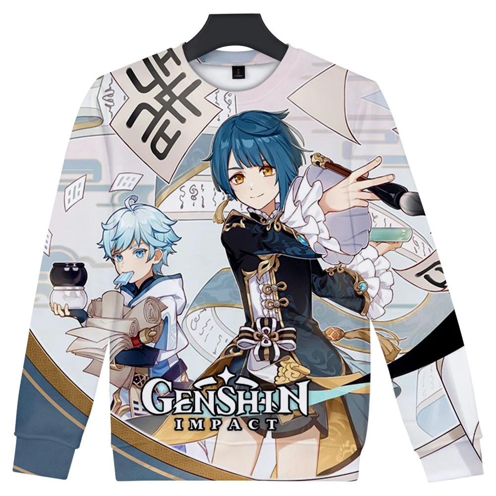 Harajuku Popular Cool Genshin Impact 3D print Round Neck Sweatshirt Men/Women Comfortable Adult/Child Round Neck Sweatshirts
Harajuku Popular Cool Genshin Impact 3D print Round Neck Sweatshirt Men/Women Comfortable Adult/Child Round Neck Sweatshirts