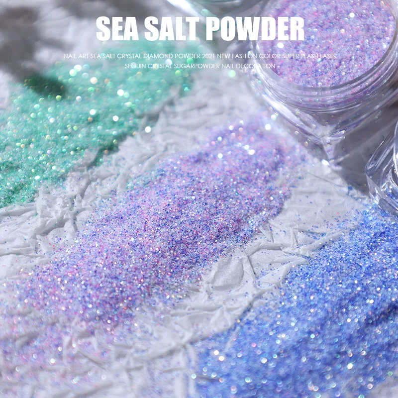 Aurora Sea Salt Powder Blue Purple Reflective Glitter Nail Crystal Diamonds Powder Shinning Sequins Chrome Pigment Fine Glitter
Aurora Sea Salt Powder Blue Purple Reflective Glitter Nail Crystal Diamonds Powder Shinning Sequins Chrome Pigment Fine Glitter