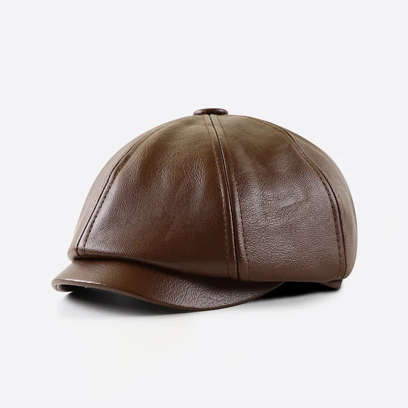 Newsboy Hat Men Beret Women Flat Ivy Retro PU Leather Octagonal Cap Spring Autumn Winter Outdoor Accessory
Newsboy Hat Men Beret Women Flat Ivy Retro PU Leather Octagonal Cap Spring Autumn Winter Outdoor Accessory