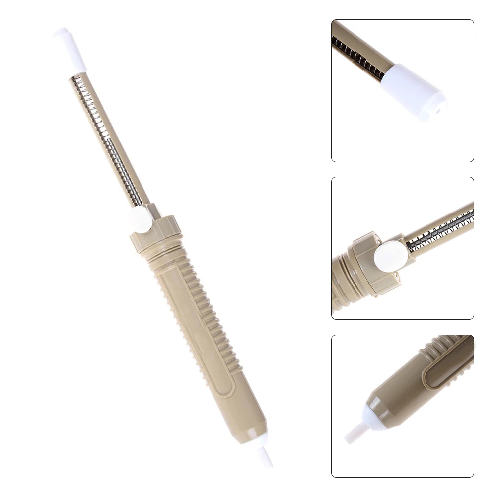 Welding Sucker Soldering Remover 330mm Long Desoldering Pump Vacuum Soldering Iron Desolder Hand Welding Tools
Welding Sucker Soldering Remover 330mm Long Desoldering Pump Vacuum Soldering Iron Desolder Hand Welding Tools