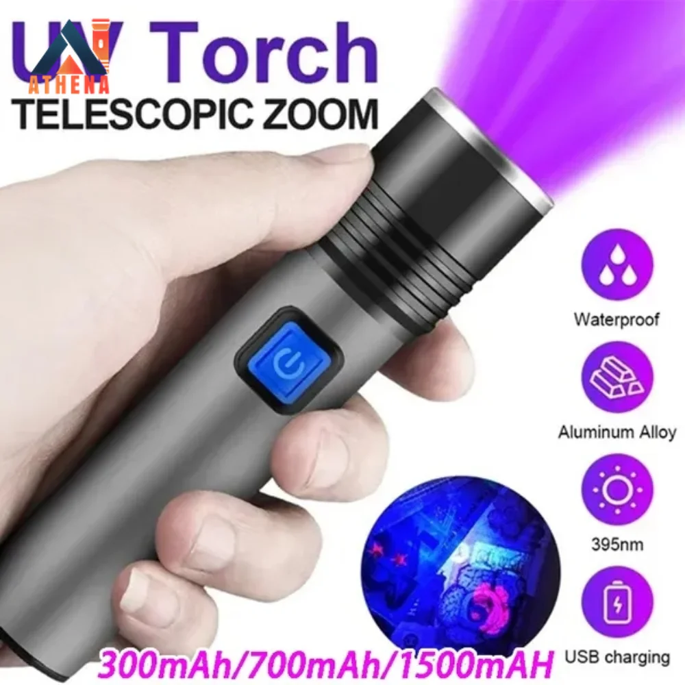 УФ-ламсветильник 395 нм, водонепроницаемая, с зарядкой от USB
УФ-ламсветильник 395 нм, водонепроницаемая, с зарядкой от USB