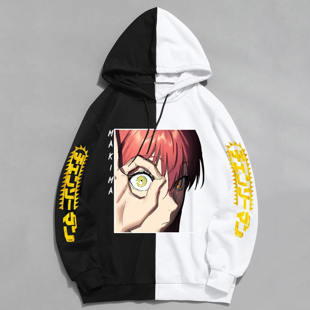 Chainsaw Man Anime Hoodies Women Patchwork Thin Pullovers Sweatshirt Unisex Autumn Chainsaw Man Anime Print Sportswear Hoodies
Chainsaw Man Anime Hoodies Women Patchwork Thin Pullovers Sweatshirt Unisex Autumn Chainsaw Man Anime Print Sportswear Hoodies