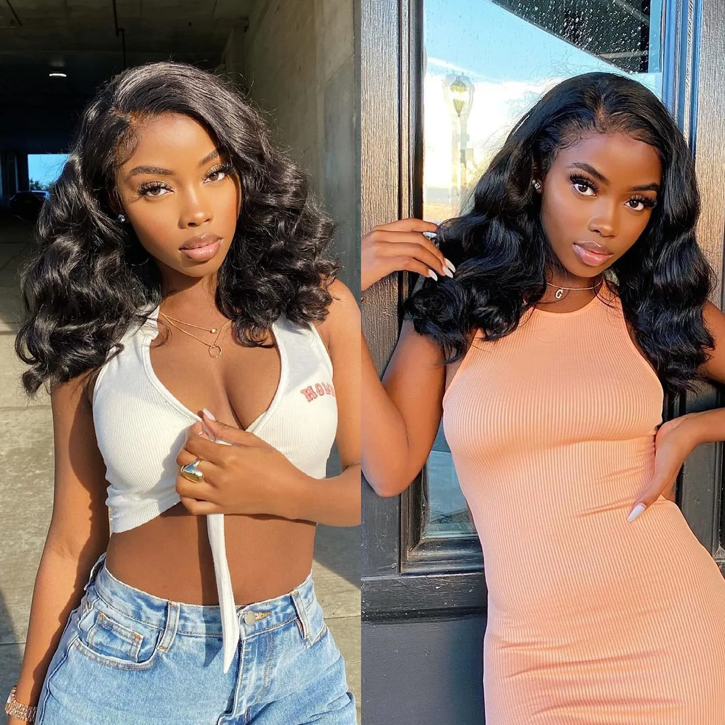Short Bob Body Wave Lace Front Wig Synthetic Lace Front Wig Short Wigs For Black Women With Natural Hairline Heat Resistant
Short Bob Body Wave Lace Front Wig Synthetic Lace Front Wig Short Wigs For Black Women With Natural Hairline Heat Resistant