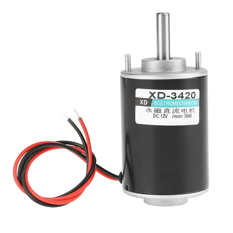 XD-3420 двигатель постоянного тока с постоянным магнитом, 12 В/24 В, 3500/7000 об/мин, 30 Вт, Универсальный Регулируемый Реверсивный двигатель, двигатель постоянного тока с высоким крутящим моментом
XD-3420 двигатель постоянного тока с постоянным магнитом, 12 В/24 В, 3500/7000 об/мин, 30 Вт, Универсальный Регулируемый Реверсивный двигатель, двигатель постоянного тока с высоким крутящим моментом