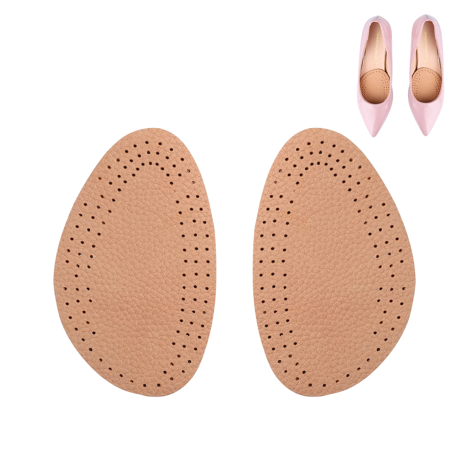 1 Pair Comfortable Anti-slip Leather Forefoot Insoles Forefoot Pads for Shoes High Heel
1 Pair Comfortable Anti-slip Leather Forefoot Insoles Forefoot Pads for Shoes High Heel