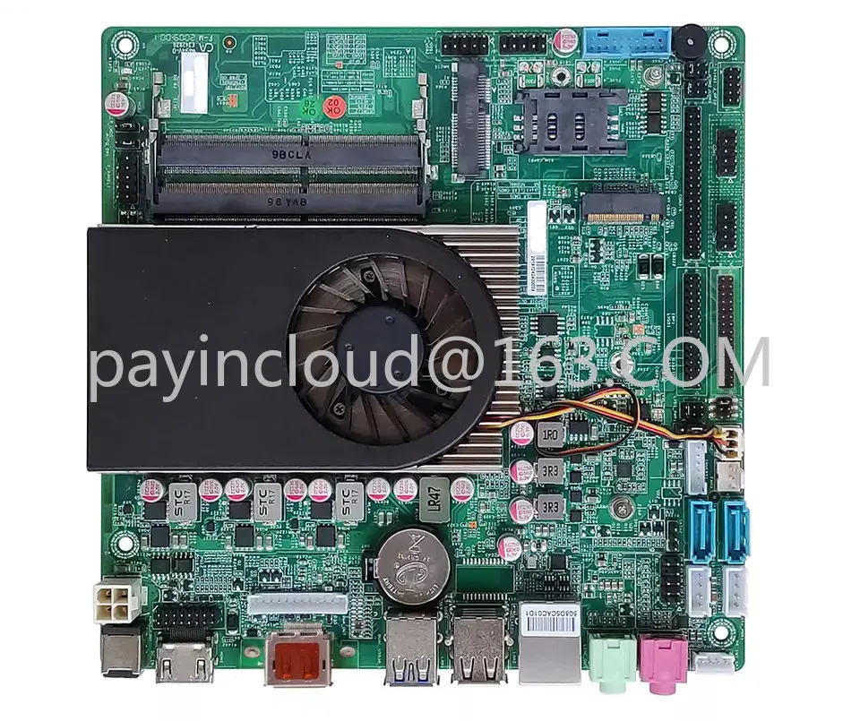 Motherboard with CPU 10th I3 Processor 10110U 2*DDR4 Ram Max.64GB RAM VGA HD-MI LVDS
Motherboard with CPU 10th I3 Processor 10110U 2*DDR4 Ram Max.64GB RAM VGA HD-MI LVDS