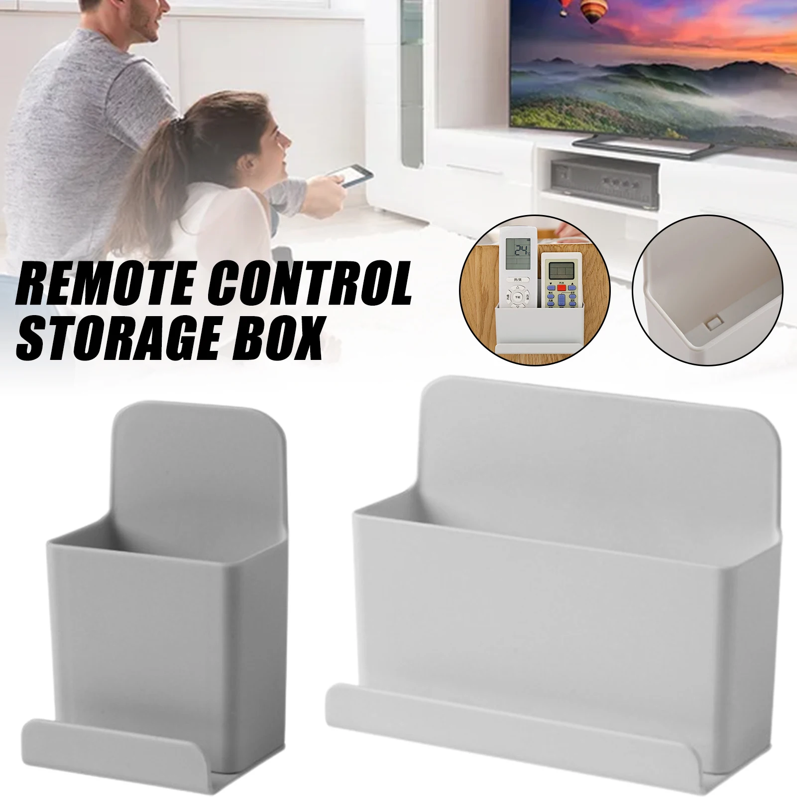 Remote Control Holder Organiser Self-adhesive Wall Mounted Remote Control Box For Home Office Mobile Phone Power 66cy
Remote Control Holder Organiser Self-adhesive Wall Mounted Remote Control Box For Home Office Mobile Phone Power 66cy