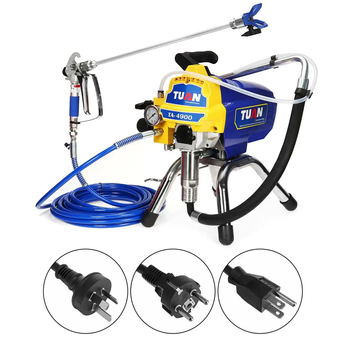 2500W High-pressure Airless Spraying Machine Professional Airless Spray 20Mpa Airless Paint Sprayer Painting Machine Tool 
2500W High-pressure Airless Spraying Machine Professional Airless Spray 20Mpa Airless Paint Sprayer Painting Machine Tool