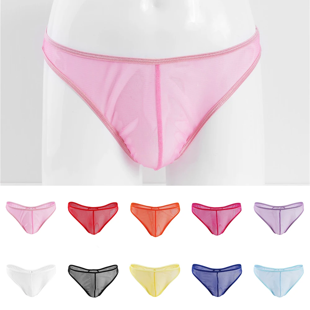 Men's Mesh Bikini Underwear Briefs Low Rise Transparent Sexy Lingerie Breathable Thong See Through Underpants Sissy Panties
Men's Mesh Bikini Underwear Briefs Low Rise Transparent Sexy Lingerie Breathable Thong See Through Underpants Sissy Panties