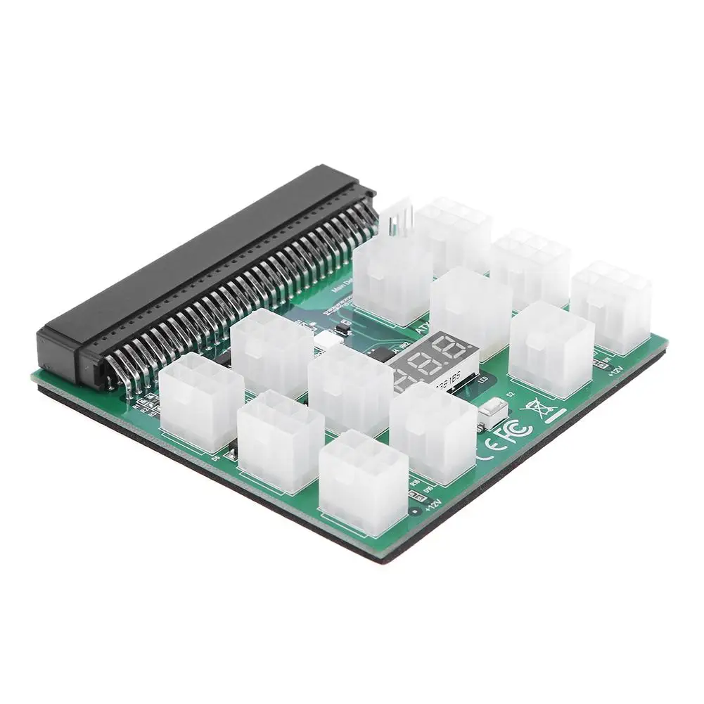 12 X 6Pin Power Supply Adapter 3-Color LED 12V Breakout Board for HP Server GPU Compatible with All WINDOWS System
12 X 6Pin Power Supply Adapter 3-Color LED 12V Breakout Board for HP Server GPU Compatible with All WINDOWS System