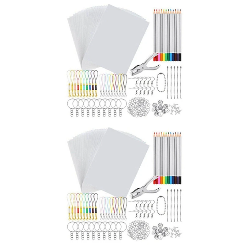 HOT-396 PCS Shrinky Art Paper Heat Shrink Sheet Plastic Kit Hole Punch Keychains Pencils DIY Drawing Art Supply
HOT-396 PCS Shrinky Art Paper Heat Shrink Sheet Plastic Kit Hole Punch Keychains Pencils DIY Drawing Art Supply