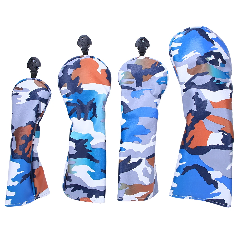 4PCS PU Leather Camouflage Waterproof Thicken Lining Golf Putter Head Cover Wooden Club Headcovers Accessory(Camouflage Blue)
4PCS PU Leather Camouflage Waterproof Thicken Lining Golf Putter Head Cover Wooden Club Headcovers Accessory(Camouflage Blue)
