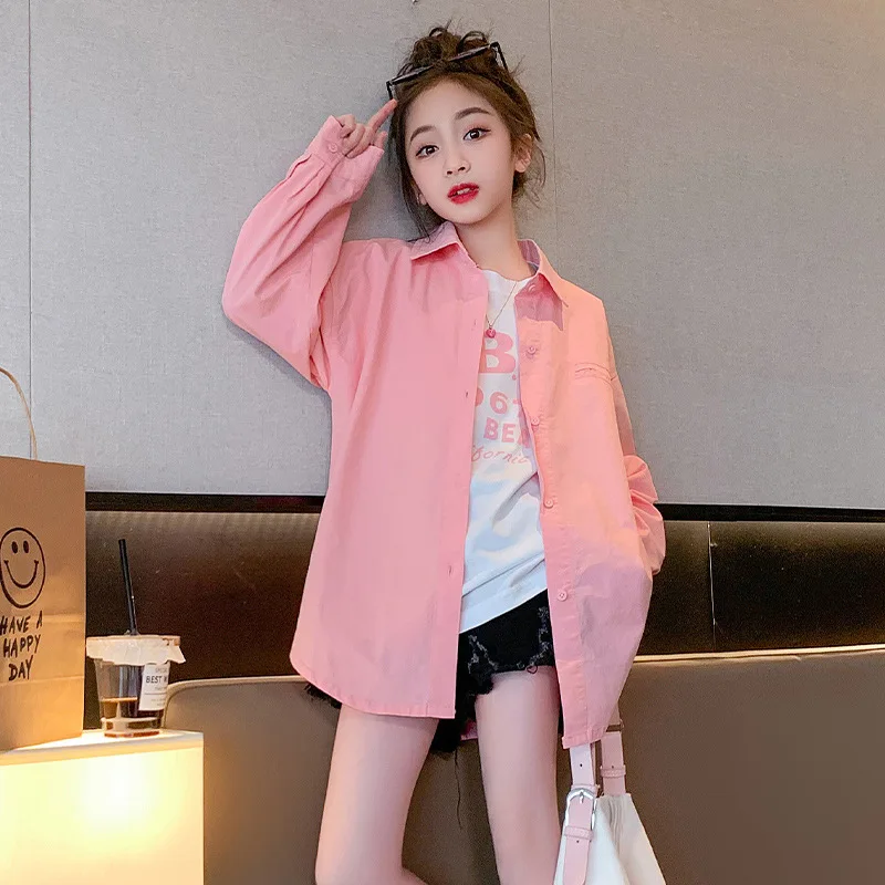 Girls' shirt short-sleeved two-piece spring and summer 2023 new children's fashion suit girls' thin
Girls' shirt short-sleeved two-piece spring and summer 2023 new children's fashion suit girls' thin