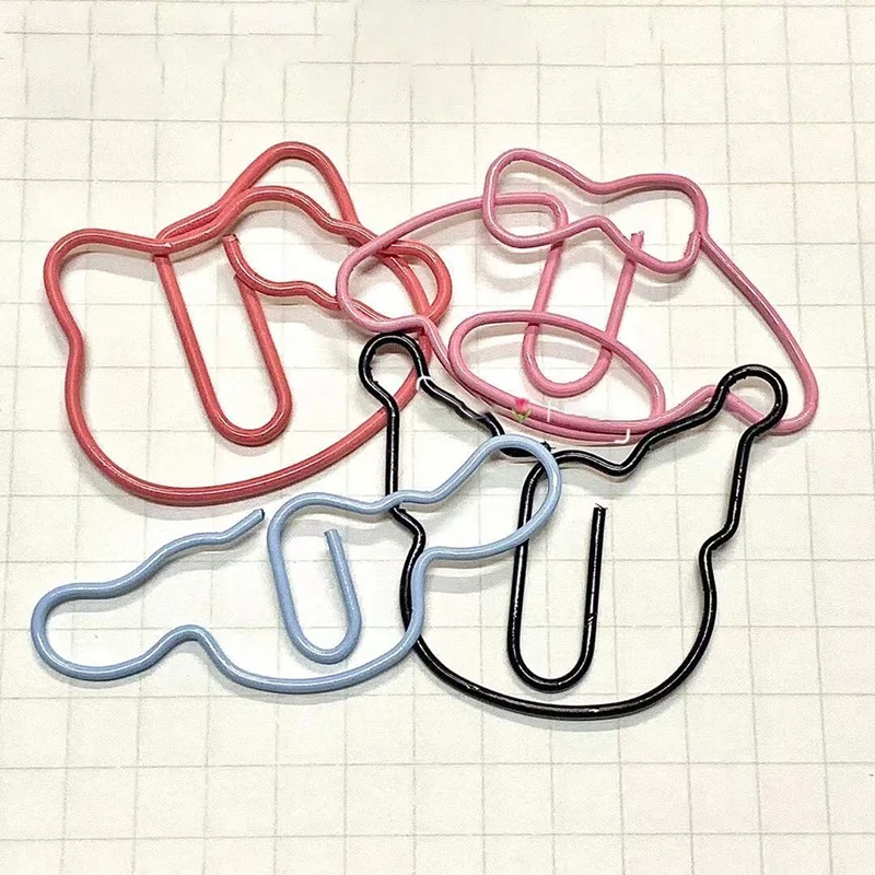 100Pcs Kawaii Sanrio Bookmarks Cute Hellokittys Kuromi Cinnamoroll Cartoon Personality Pin Colored Paperclip Stationery Gift
100Pcs Kawaii Sanrio Bookmarks Cute Hellokittys Kuromi Cinnamoroll Cartoon Personality Pin Colored Paperclip Stationery Gift