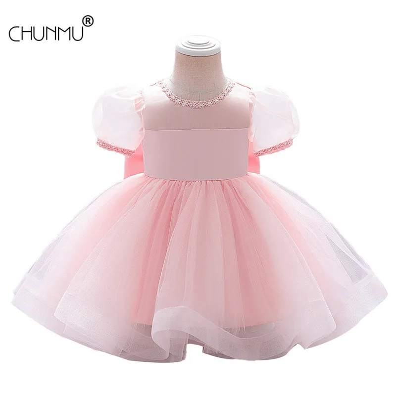 Summer Infant Baby Girls Big Bow 1st Year Birthday Dresses Christening Gowns Baby Baptism Clothes Puff Sleeves Princess Dresses
Summer Infant Baby Girls Big Bow 1st Year Birthday Dresses Christening Gowns Baby Baptism Clothes Puff Sleeves Princess Dresses