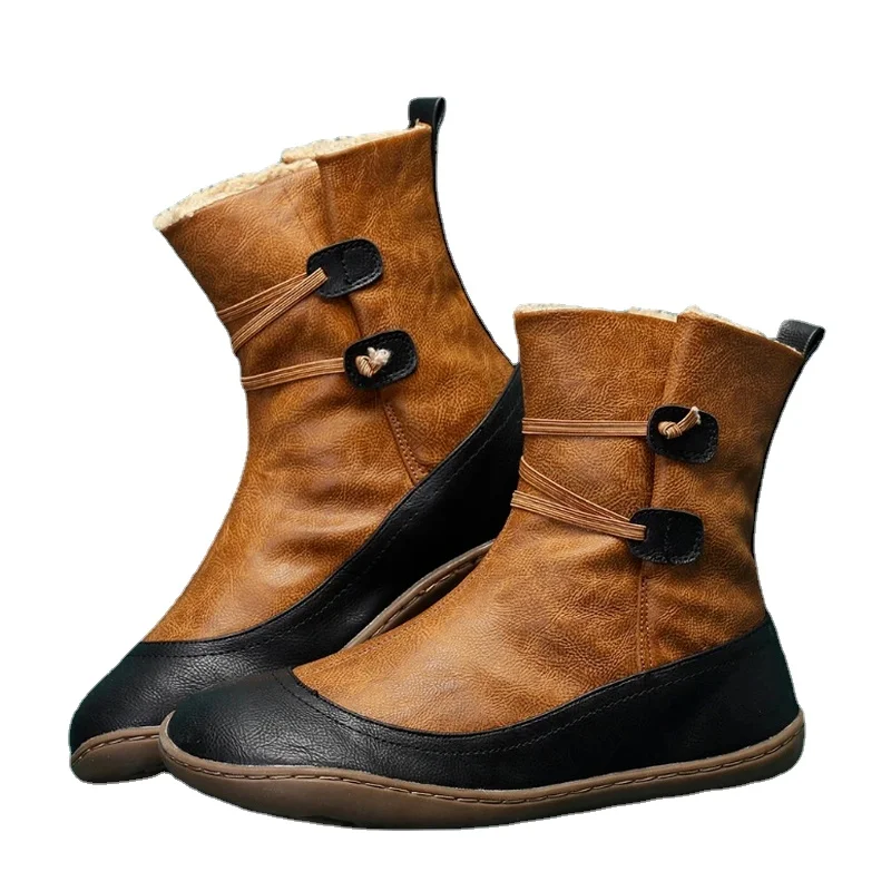 Ankle Women's Boots 2022 Autumn Winter Warm Short Plush Boot Female Retro Mix Color Women's Shoes Ladies Outdoor Flat Plus Size
Ankle Women's Boots 2022 Autumn Winter Warm Short Plush Boot Female Retro Mix Color Women's Shoes Ladies Outdoor Flat Plus Size