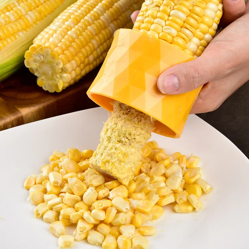 1Pcs New PP Stainless Steel Corn Planer Yellow Round Corn Thresher Corn Quick Separator Stripper Household Kitchen Tools SSJ410
1Pcs New PP Stainless Steel Corn Planer Yellow Round Corn Thresher Corn Quick Separator Stripper Household Kitchen Tools SSJ410