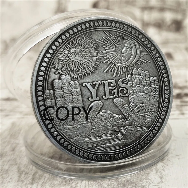 Decision Commemorative Coins, Skull Coins, Metal Imitation Commemorative Coins Collectible Replica Coins
Decision Commemorative Coins, Skull Coins, Metal Imitation Commemorative Coins Collectible Replica Coins