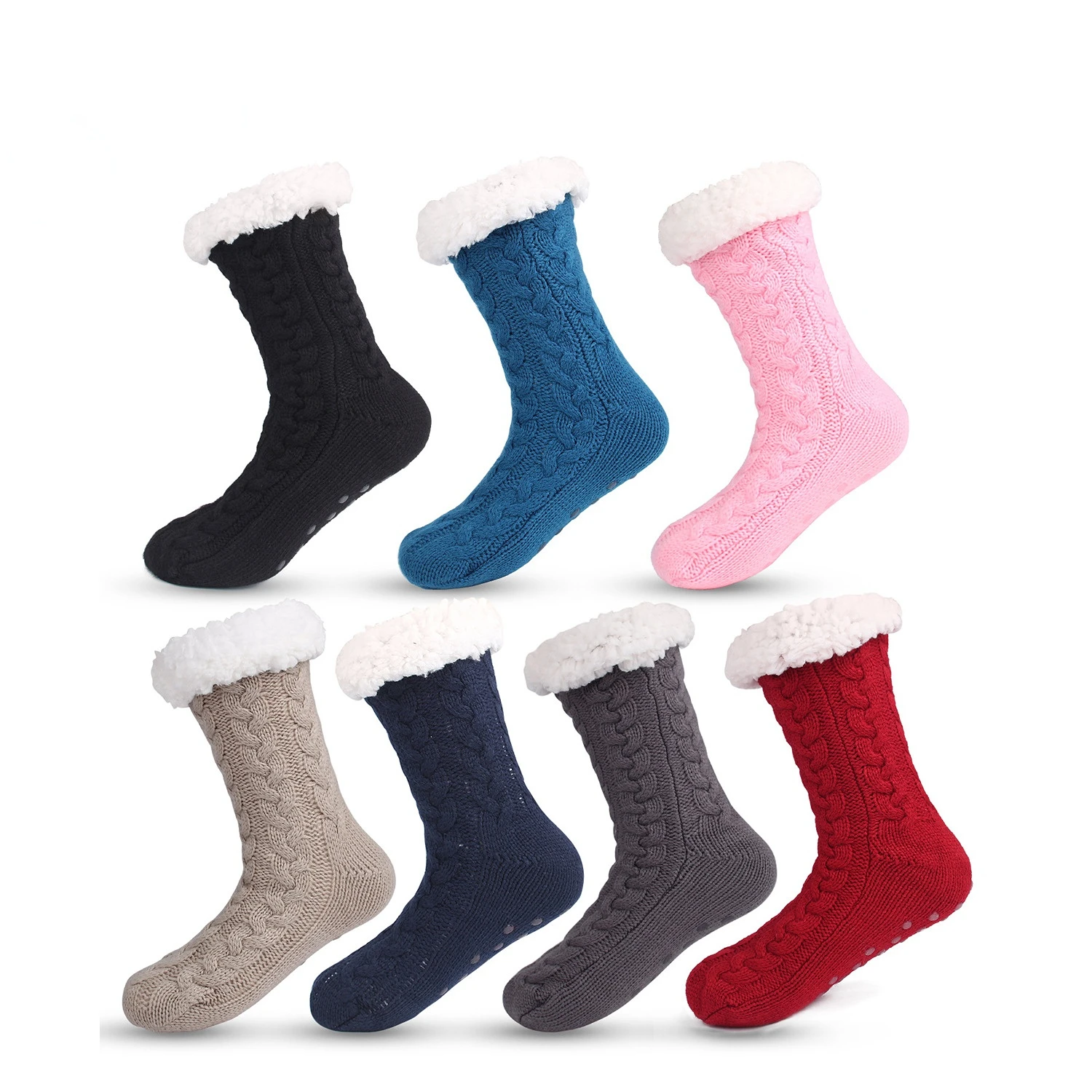 Super Thick Winter Plush Warm Christmas Socks Anti-skid Home Floor Socks Popular Slippers and Socks
Super Thick Winter Plush Warm Christmas Socks Anti-skid Home Floor Socks Popular Slippers and Socks