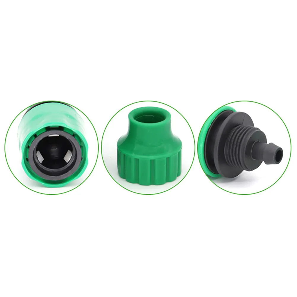 10Pcs Garden Watering Hose Quick Connector Water Connector Garden Water Irrigation Connector Joints Fit For 8/12mm Micro Hose
10Pcs Garden Watering Hose Quick Connector Water Connector Garden Water Irrigation Connector Joints Fit For 8/12mm Micro Hose