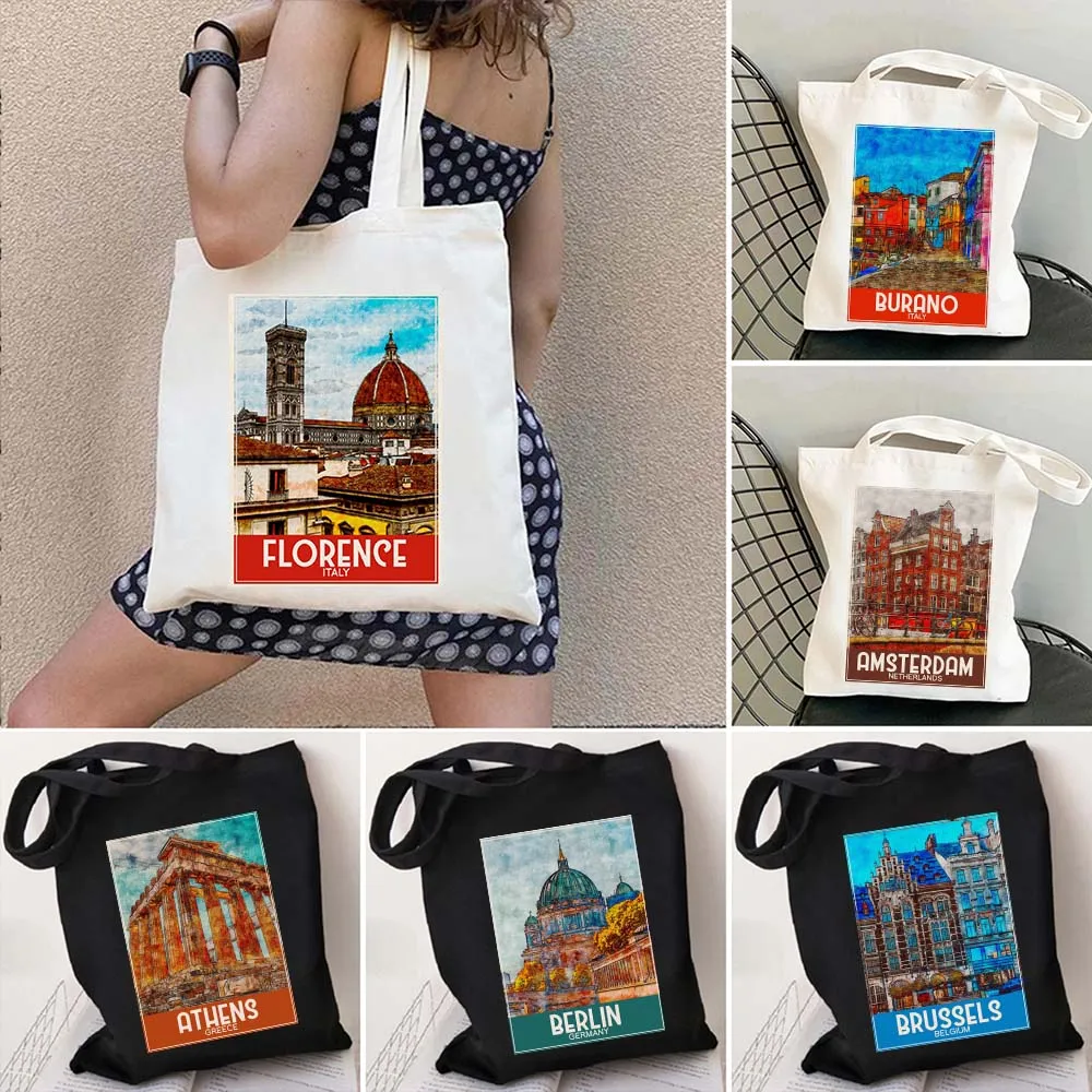 Burano Florence Amsterdam Arras Athens Berlin Brussels Budapest Bologna Bran Romania Hand Drawn Painting Canvas Tote Bag Handbag
Burano Florence Amsterdam Arras Athens Berlin Brussels Budapest Bologna Bran Romania Hand Drawn Painting Canvas Tote Bag Handbag