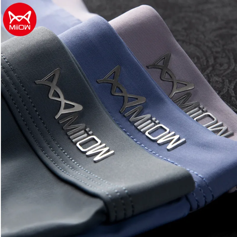MiiOW 3pcs Nylon Sexy Men Underpants Seamless Boxers Shorts Ice Silk Man Underwear Summer Cool Boxer Silky Men's Panties Top 5XL
MiiOW 3pcs Nylon Sexy Men Underpants Seamless Boxers Shorts Ice Silk Man Underwear Summer Cool Boxer Silky Men's Panties Top 5XL