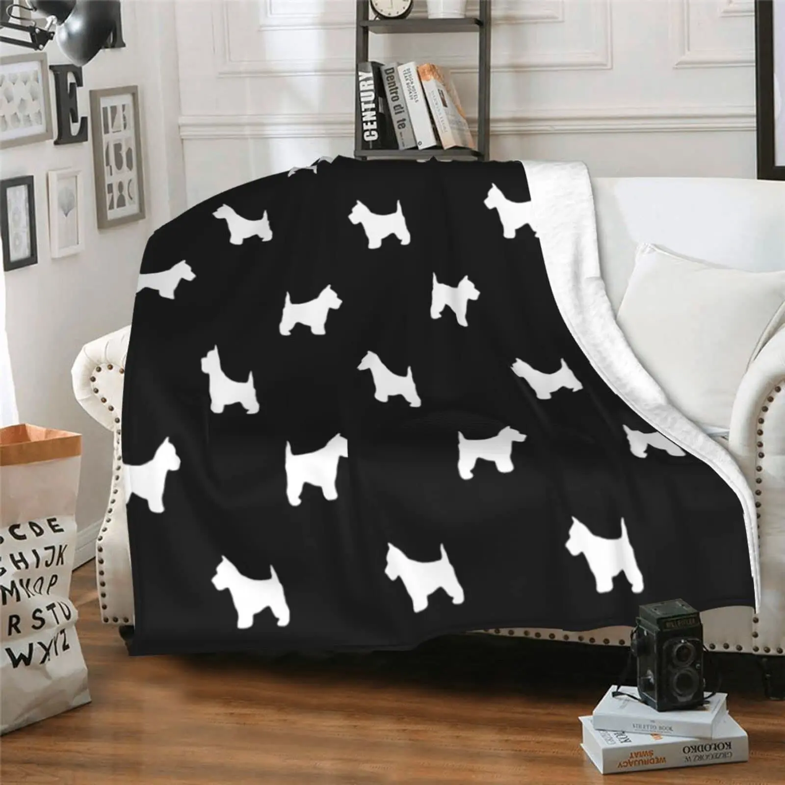 Westie Cute Puppy Blankets West Highland Flannel Throw Blanket Airplane Travel Printed Soft Warm Bedspread King Size Terrier Dog
Westie Cute Puppy Blankets West Highland Flannel Throw Blanket Airplane Travel Printed Soft Warm Bedspread King Size Terrier Dog