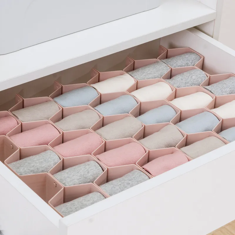 8pcs Honeycomb Drawer Storage Partition For Underwear Panties Socks Compartment Storage Plastic Sorting Box Lattice Divider
8pcs Honeycomb Drawer Storage Partition For Underwear Panties Socks Compartment Storage Plastic Sorting Box Lattice Divider