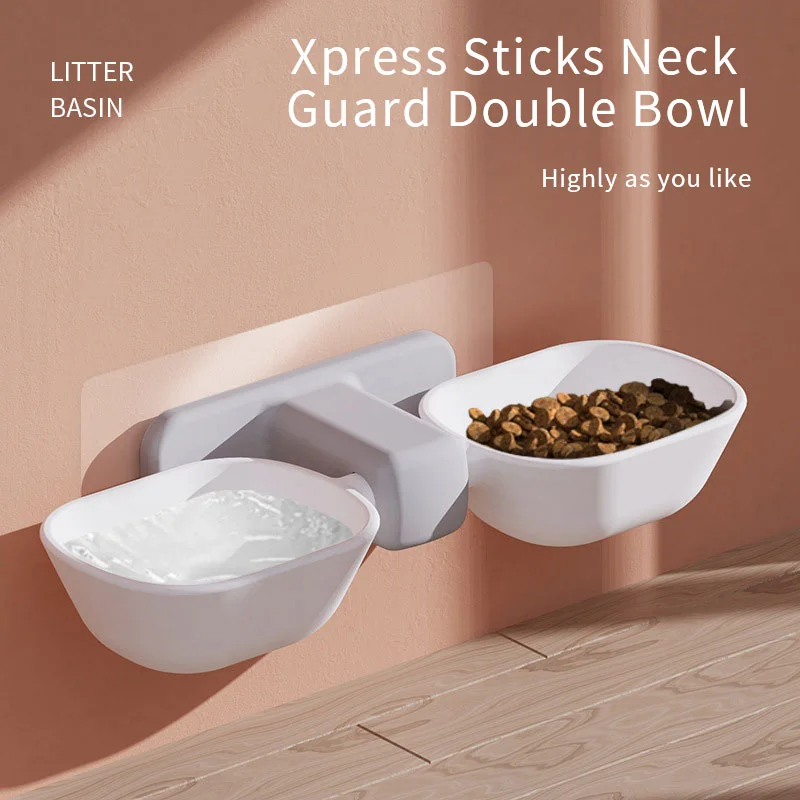 Hanging Wall-mounted Pet Dog Cat Bowl Adjustable Height Double Bowls Cats Feeding Cats Food Dispenser Dog Water Container
Hanging Wall-mounted Pet Dog Cat Bowl Adjustable Height Double Bowls Cats Feeding Cats Food Dispenser Dog Water Container