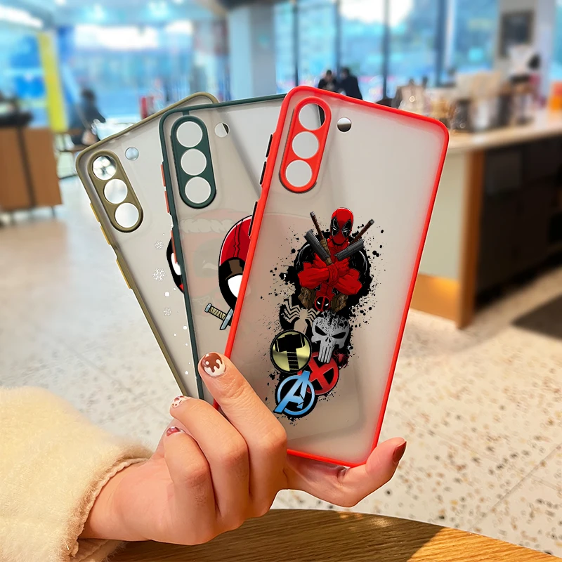 Avengers Deadpool Cartoon For Samsung Galaxy S21 S20 FE Ultra Plus S10 S9 S8 5G M31S 30 20 Frosted Translucent Phone Case
Avengers Deadpool Cartoon For Samsung Galaxy S21 S20 FE Ultra Plus S10 S9 S8 5G M31S 30 20 Frosted Translucent Phone Case