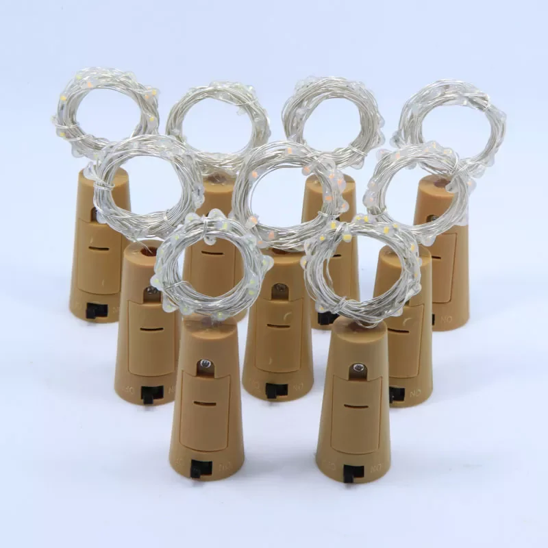 2M 20 LED New Year Christmas Decorations Wine Jar Bottle Lights Cork Battery Powered for Home Christmas Tree Decorations 2020
2M 20 LED New Year Christmas Decorations Wine Jar Bottle Lights Cork Battery Powered for Home Christmas Tree Decorations 2020
