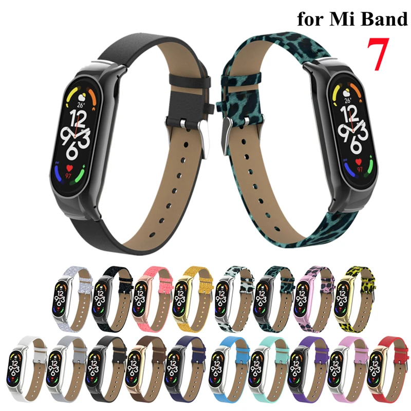 Straps for Mi Band 7 Leather Bracelet for Xiaomi Mi Band 7 Wrist Strap PU Leather Wristbands for Miband7 Mi 7 NFC WatchBand Corr 
Straps for Mi Band 7 Leather Bracelet for Xiaomi Mi Band 7 Wrist Strap PU Leather Wristbands for Miband7 Mi 7 NFC WatchBand Corr