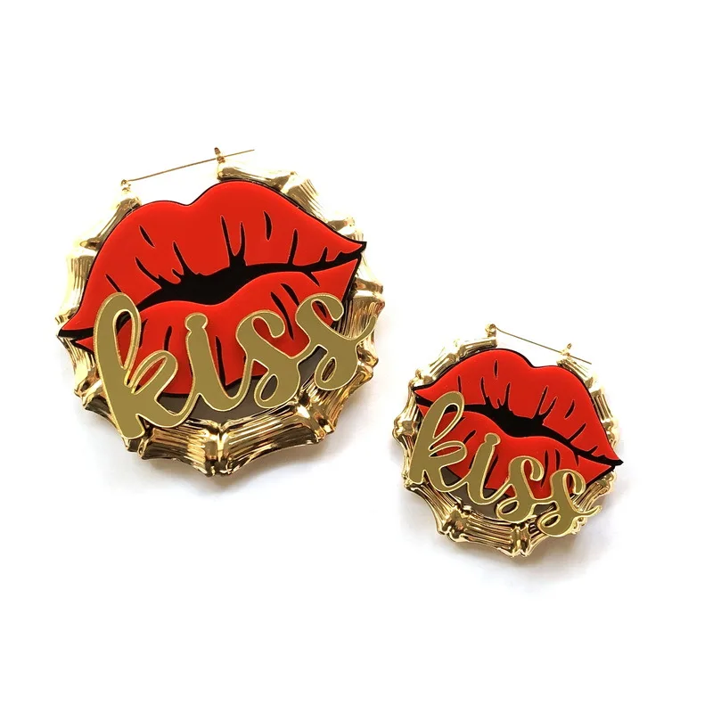 Valentines Day Gifts Y2k Accessories Sexy Lips Acrylic Earrings for Women Lipstick KISS Letter Bamboo Earrings Fashion Jewelry
Valentines Day Gifts Y2k Accessories Sexy Lips Acrylic Earrings for Women Lipstick KISS Letter Bamboo Earrings Fashion Jewelry