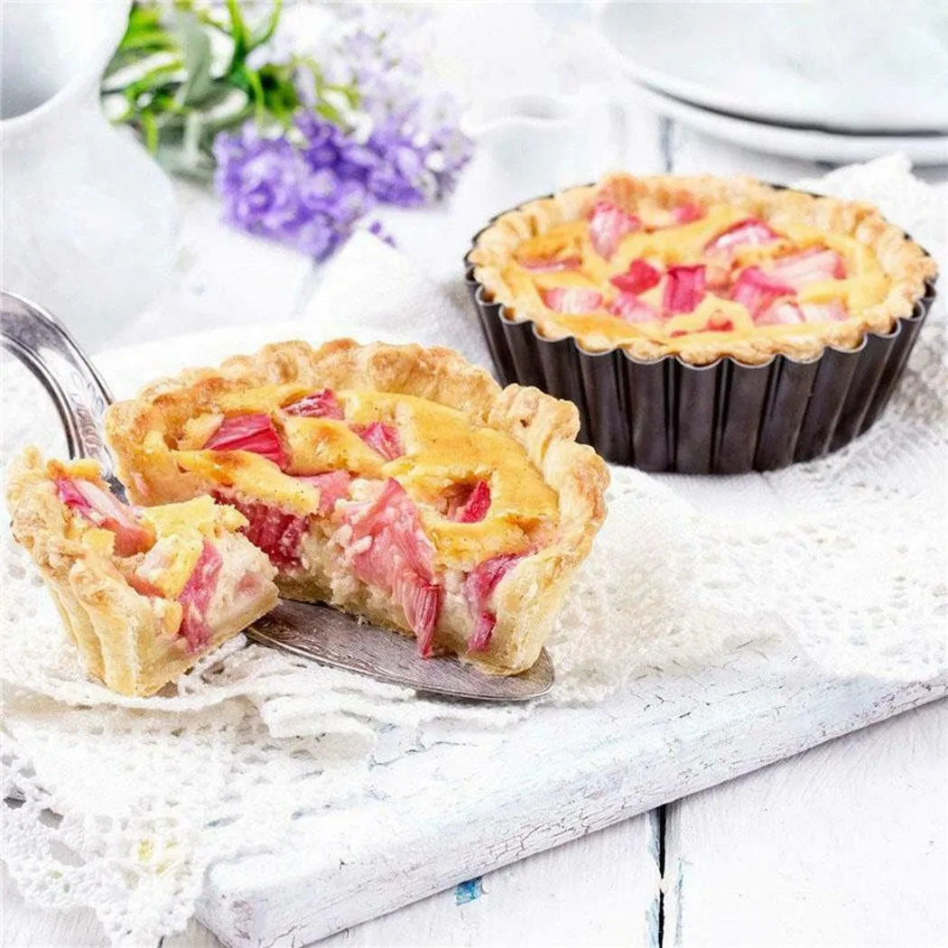 Durable High Quality Non-Stick Tart Pan Baking Bottom Cake Carbon Steel Cases Mini Pizza Quiche Pans Removable
Durable High Quality Non-Stick Tart Pan Baking Bottom Cake Carbon Steel Cases Mini Pizza Quiche Pans Removable