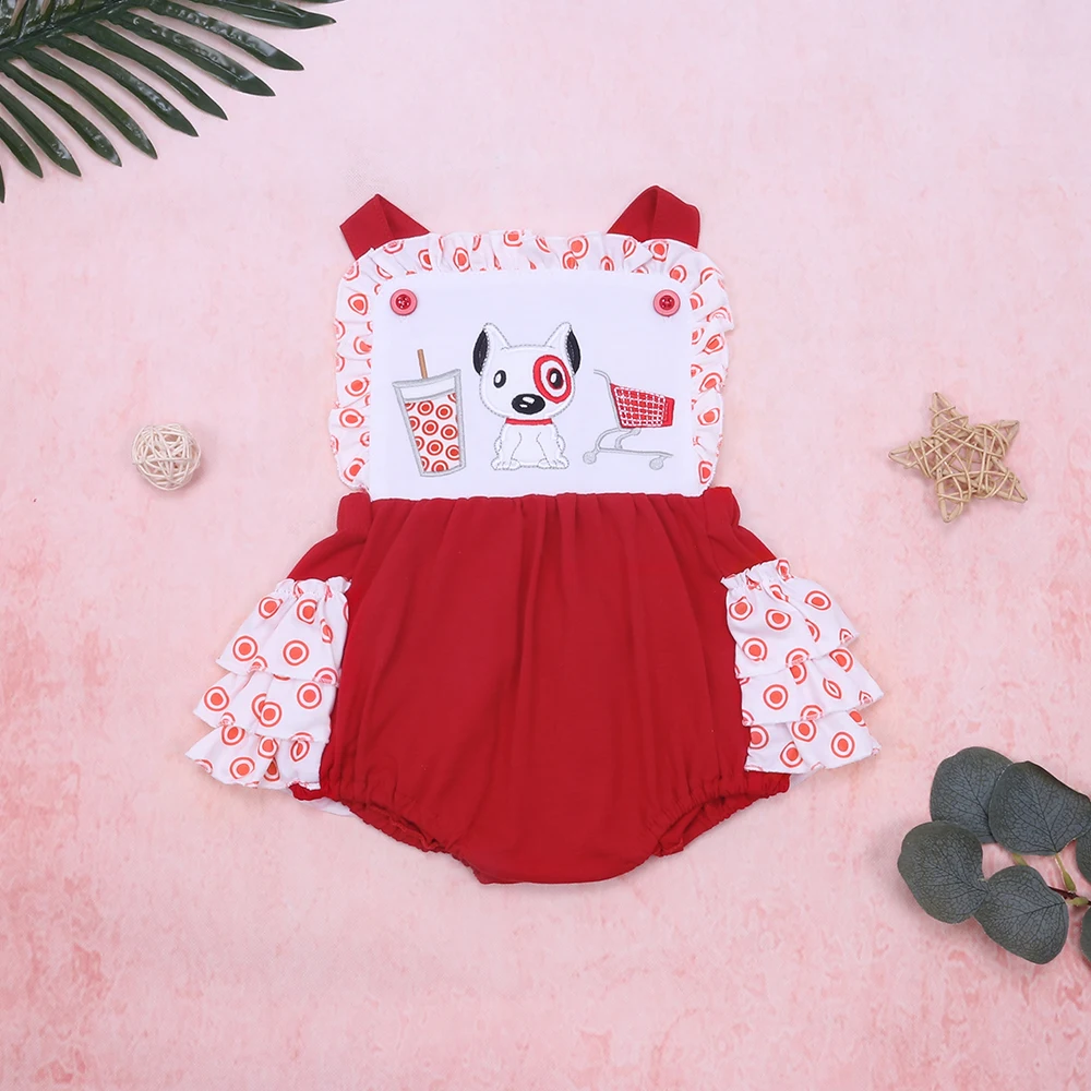 Baby Girl Clothes Summer Infant Romper New Style Cute Dog Embroidery Clothes Beautiful Toddler Sleeveless Jumpsuit For 0-3T Girl
Baby Girl Clothes Summer Infant Romper New Style Cute Dog Embroidery Clothes Beautiful Toddler Sleeveless Jumpsuit For 0-3T Girl