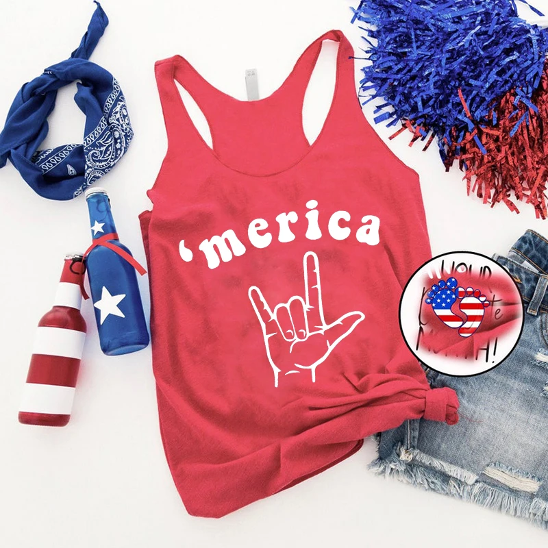 4th of July Tops for Women America Patriotic Tank Tops Letter America Shirts for Women July Fourth Women Clothes Cute
4th of July Tops for Women America Patriotic Tank Tops Letter America Shirts for Women July Fourth Women Clothes Cute