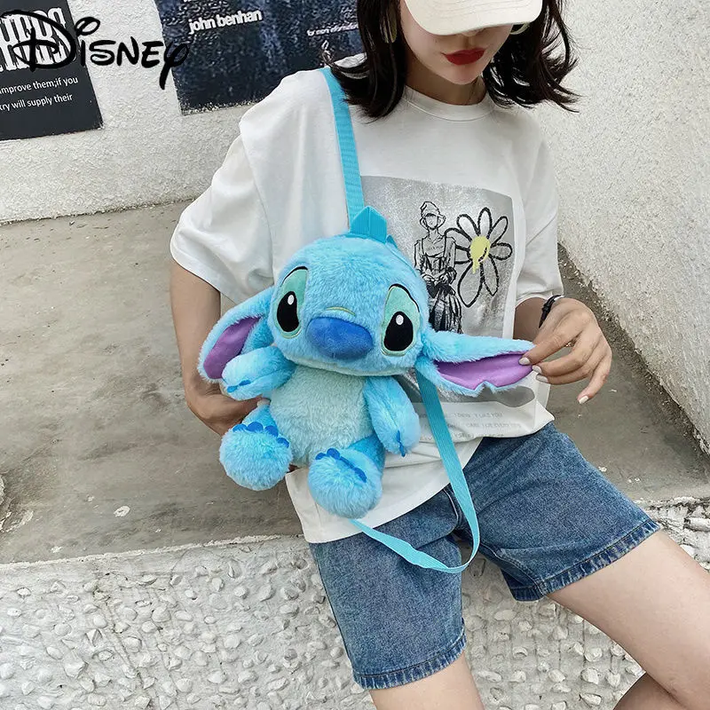 Disney Backpack Stitch Doll Backpack Kawaii Blue Plush Backpack Cartoon Children's School Bag Casual Small Backpack
Disney Backpack Stitch Doll Backpack Kawaii Blue Plush Backpack Cartoon Children's School Bag Casual Small Backpack