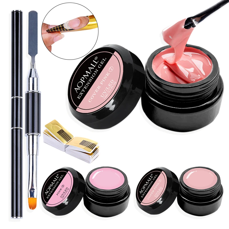 AOPMALL LED/УФ Жесткий Гель для наращивания ногтей с удлиняющей бумагой маникюрный набор для самостоятельного маникюра салонный дом
AOPMALL LED/УФ Жесткий Гель для наращивания ногтей с удлиняющей бумагой маникюрный набор для самостоятельного маникюра салонный дом