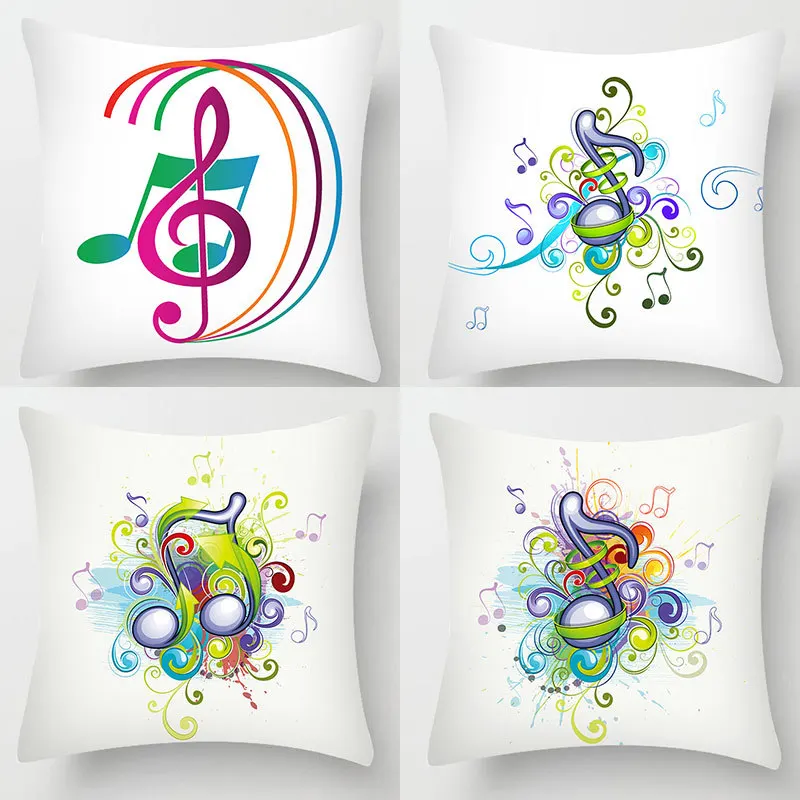 Cute Music Pillowcase Colorful Notes Pillow Covers Decorative Bedroom Sofa Car Pillows Case for Living Room Bed Sofa 45x45 Cm
Cute Music Pillowcase Colorful Notes Pillow Covers Decorative Bedroom Sofa Car Pillows Case for Living Room Bed Sofa 45x45 Cm