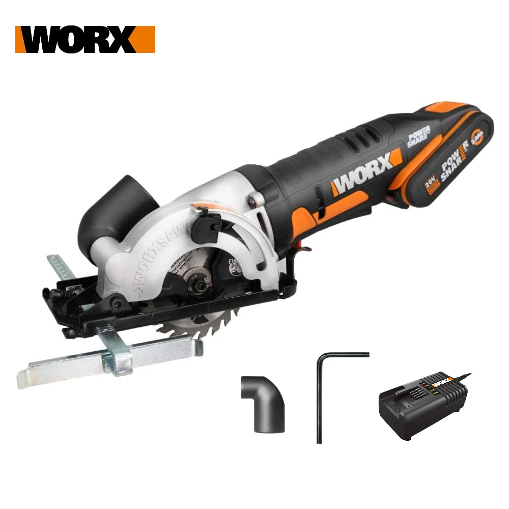 Пила циркулярная Worx WX527 аккумуляторная 20 в 85 мм