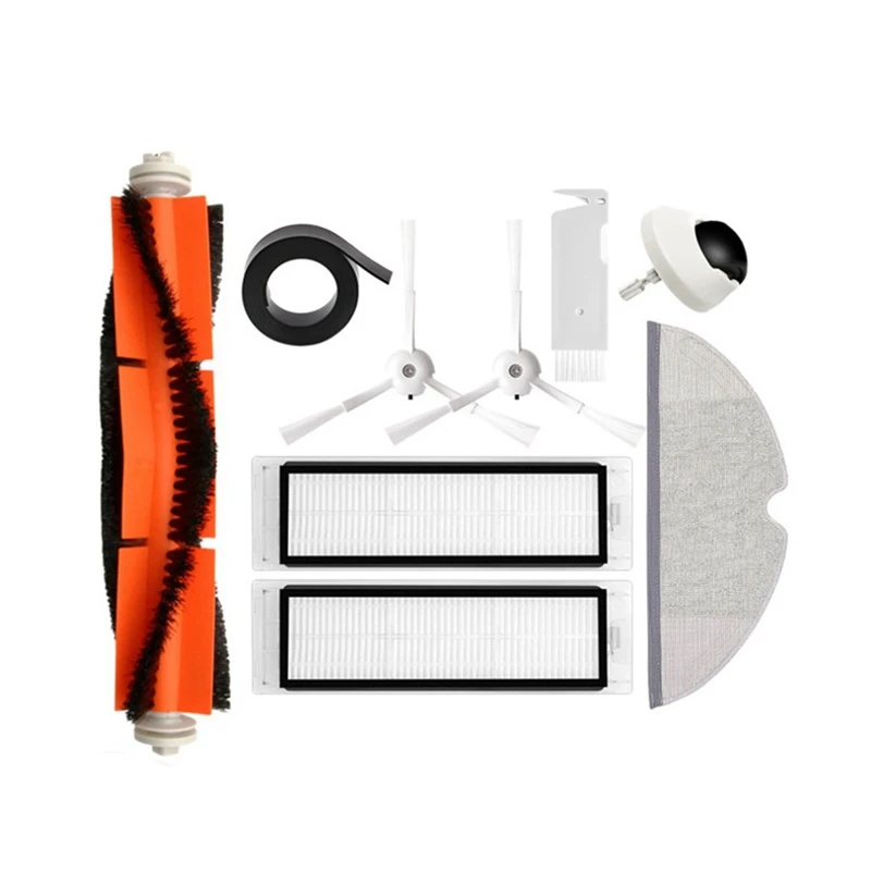 Запчасти для робота-пылесоса Xiaomi Roborock S50 S51, фильтр НЕРА, основная и боковая щетки, насадка на швабру, тканевые аксессуары
Запчасти для робота-пылесоса Xiaomi Roborock S50 S51, фильтр НЕРА, основная и боковая щетки, насадка на швабру, тканевые аксессуары