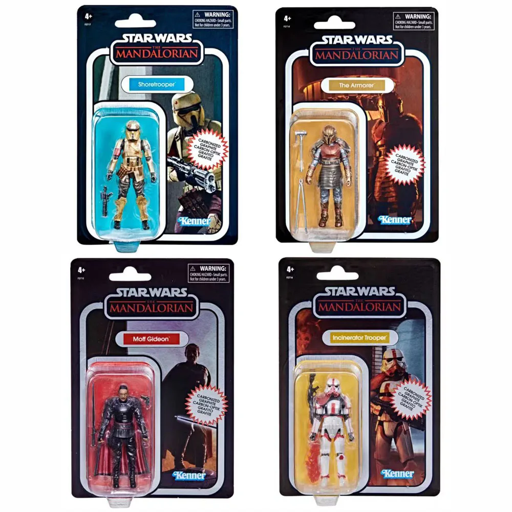 STAR WARS TVC Carbonized Version Mandalorian The Armorer Moff Gideon Stormtrooper Inclnerator Trooper Anime Figure Model Toys
STAR WARS TVC Carbonized Version Mandalorian The Armorer Moff Gideon Stormtrooper Inclnerator Trooper Anime Figure Model Toys