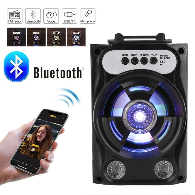 Портативный беспроводной Bluetooth-динамик со светодиодной подсветкой, квадратный танцевальный звуковой бокс, стерео, Многофункциональный саб...
Портативный беспроводной Bluetooth-динамик со светодиодной подсветкой, квадратный танцевальный звуковой бокс, стерео, Многофункциональный саб...