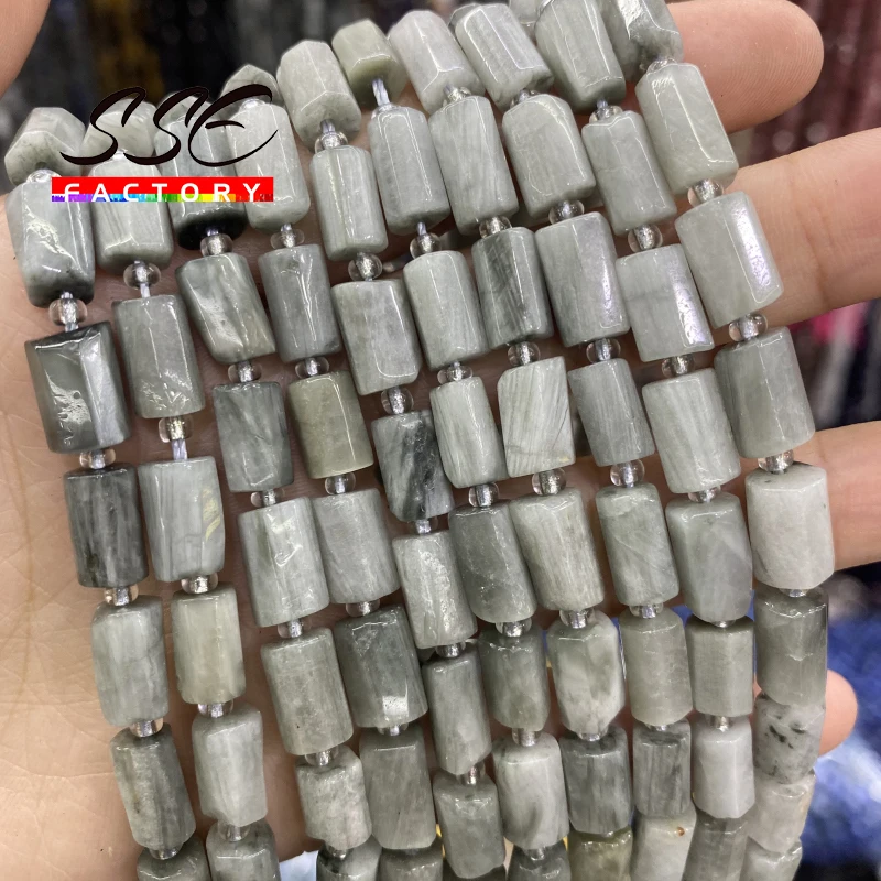 Faceted Hawk Eye Beads Natural Stone Cylinder Loose Spacer Beads For Jewelry Making DIY Bracelet Necklace Accessories 15" Strand
Faceted Hawk Eye Beads Natural Stone Cylinder Loose Spacer Beads For Jewelry Making DIY Bracelet Necklace Accessories 15" Strand