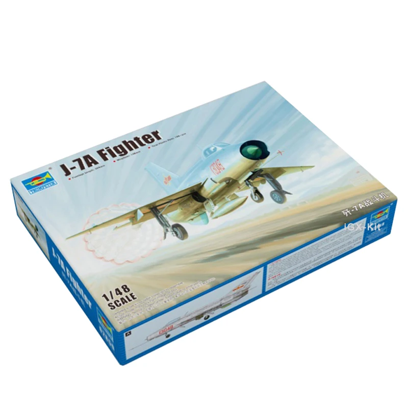 Модель самолета Trumpeter 1/48 02859, модель модели PLAAF J7 J-7A J7A, игрушечный самолёт, подарок, сборка ручной работы, пластиковый набор для моделирования
Модель самолета Trumpeter 1/48 02859, модель модели PLAAF J7 J-7A J7A, игрушечный самолёт, подарок, сборка ручной работы, пластиковый набор для моделирования