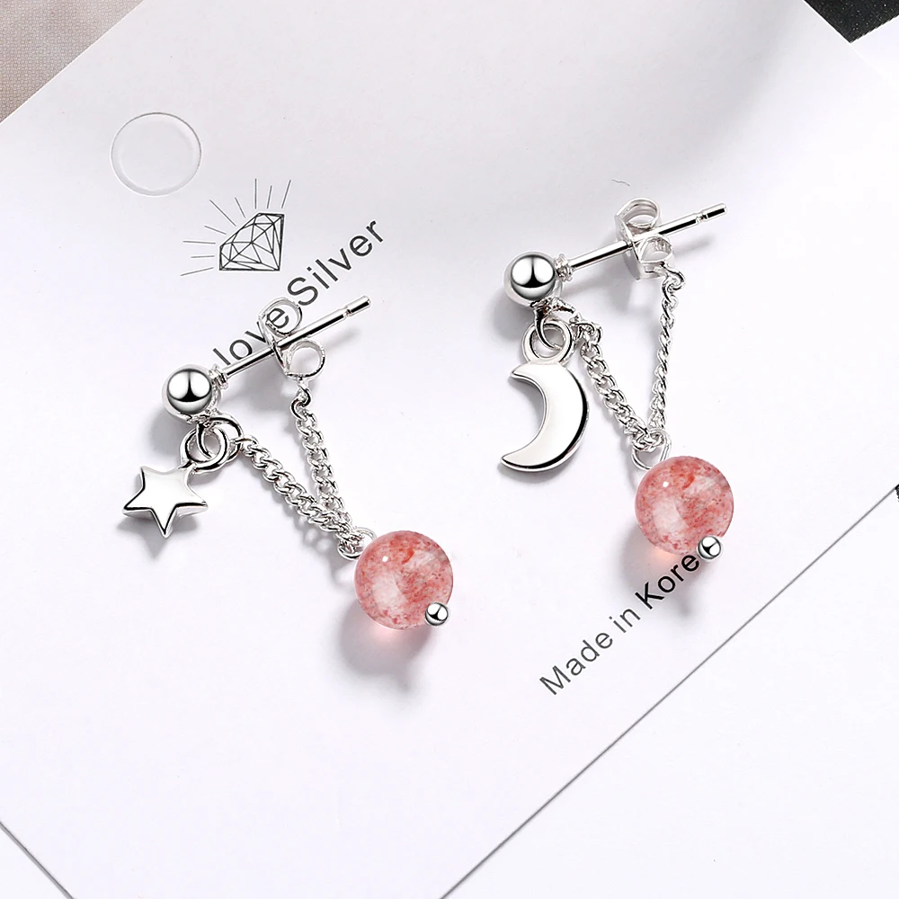 Todorova Star Moon Stud Earrings For Women Girls Strawberry Crystal Ball Charm with Chain Earrings Party Jewelry Gifts
Todorova Star Moon Stud Earrings For Women Girls Strawberry Crystal Ball Charm with Chain Earrings Party Jewelry Gifts